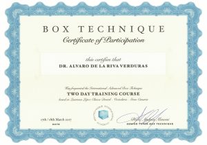 certificado box technique